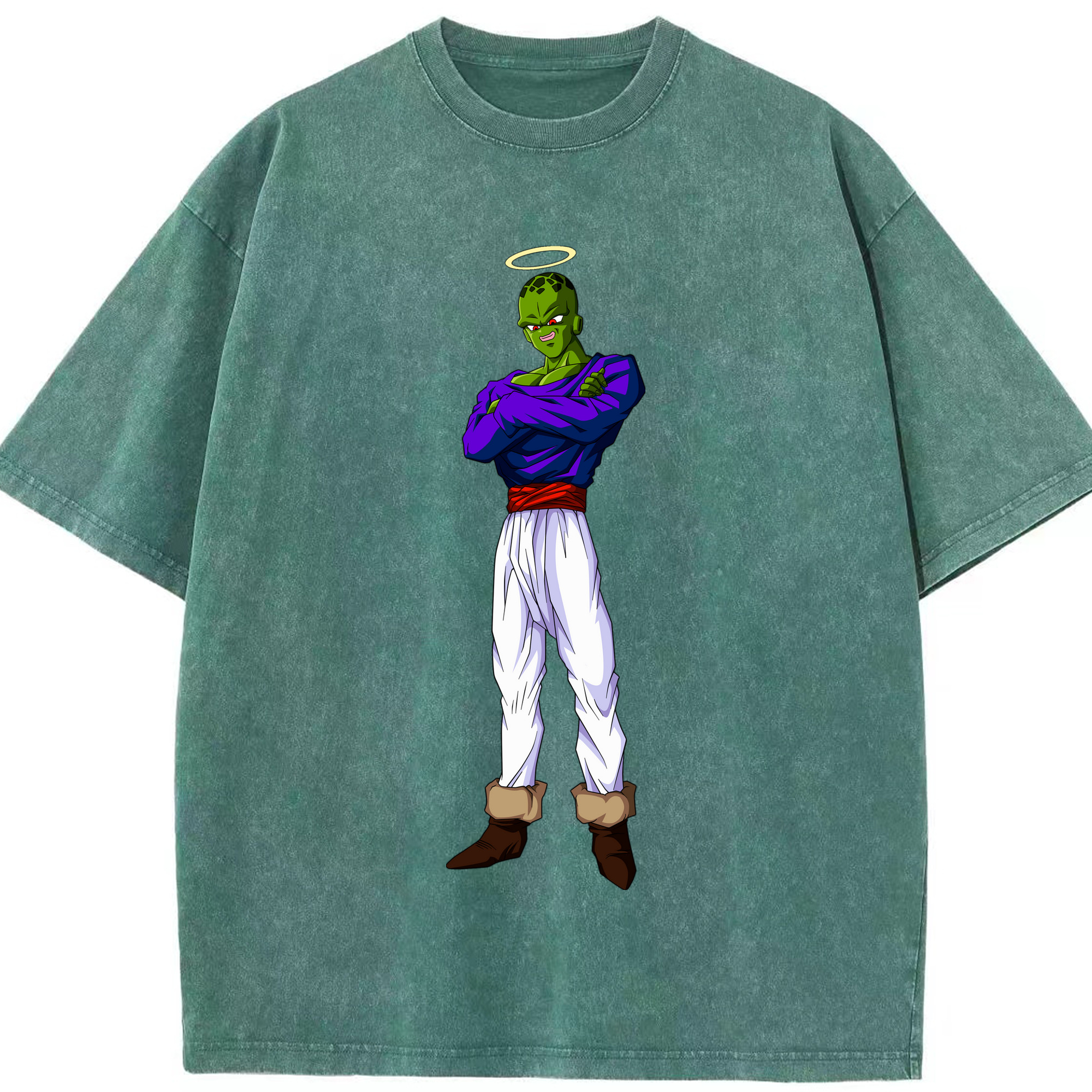 （画像用） ドラゴンボール パイクーハン DRAGON BALL Pikkon 綿100% ヴィンテージ風 半袖Tシャツ（フロントプリント）